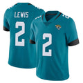 J.Jaguars #2 Jourdan Lewis Player Teal Vapor Untouchable Limited Home Game Gdoa Stitched Jerseys