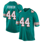 M.Dolphins #44 Chop Robinson Player Aqua Alternate Home Game Gdoa Stitched Jerseys