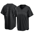 KC.Royals #28 Kyle Isbel Player Black Fashion Game Gdoa Stitched Jerseys