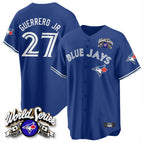T.Blue Jays #27 Vladimir Guerrero Jr. Player Navy 2025 American League All Fdoa Stitched Jerseys