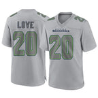S.Seahawks #20 Julian Love Player Gray Atmosphere Fashion Home Game Gdoa Stitched Jerseys