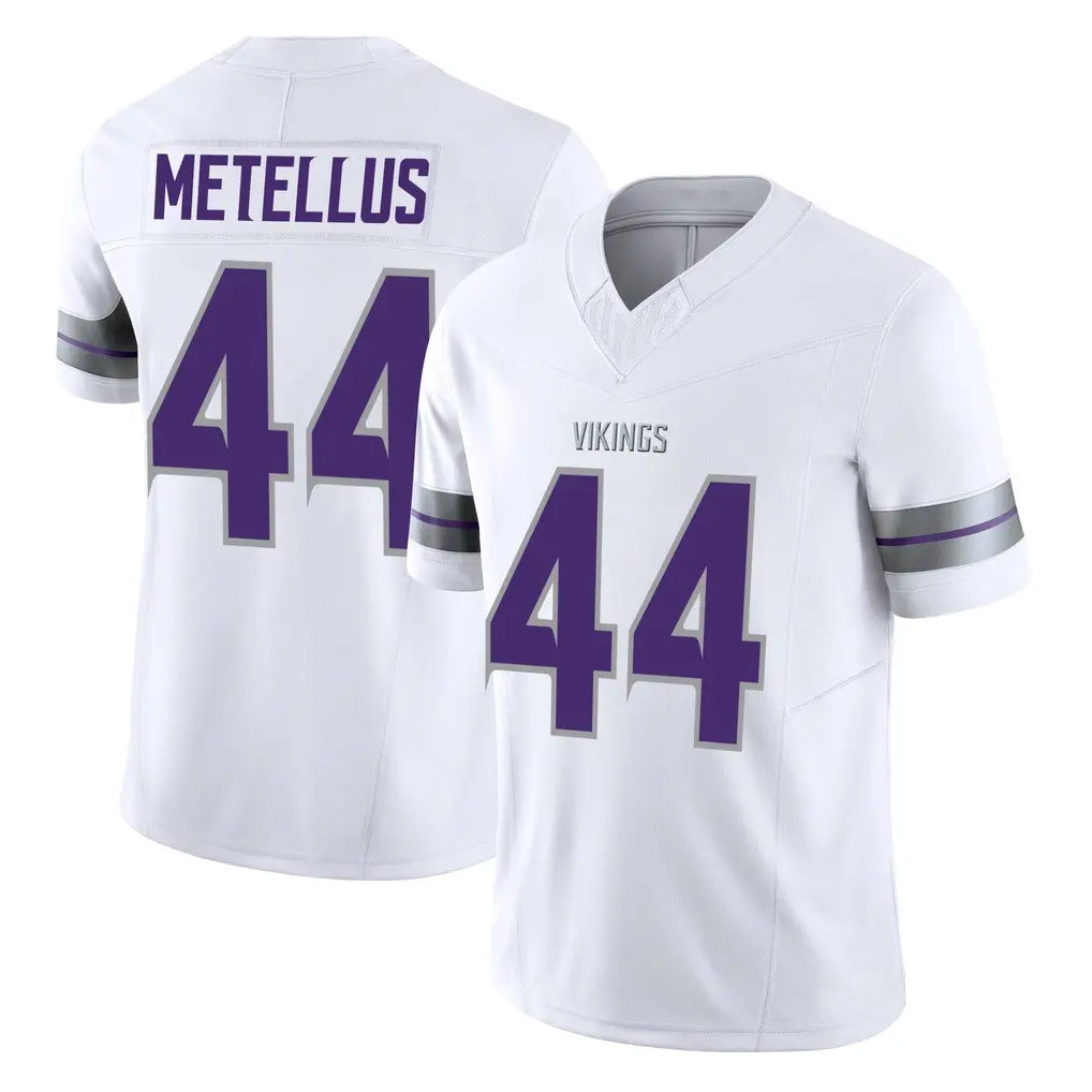 M.Vikings #44 Josh Metellus Player White Limited Alternate Vapor F.U.S.E. Home Game Gdoa Stitched Jerseys