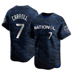 A.Diamondbacks #7 Corbin Carroll Player Royal Limited National League Game All-Star Gdoa Stitched Jerseys