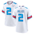 H.Texans #2 Calen Bullock Player Whtie 2026 Rivalries Vapor Home Game Gdoa Stitched jerseys