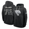 J.Jaguars #75 Emmanuel Pregnon Player 2026 Black Logo Pullover Hoodies Limited Game Gdoa Stitched Jerseys