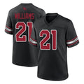 A.Cardinals #21 Garrett Williams Player Black Alternate Game Gdoa Stitched Jerseys