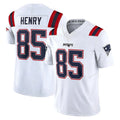 NE.Patriots #85 Hunter Henry Player White Limited Vapor F.U.S.E. Home Game Gdoa Stitched Jerseys