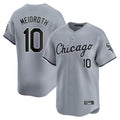 C.White Sox #10 Chase Meidroth Player Gray Road Limited Home Gdoa Stitched Jerseys