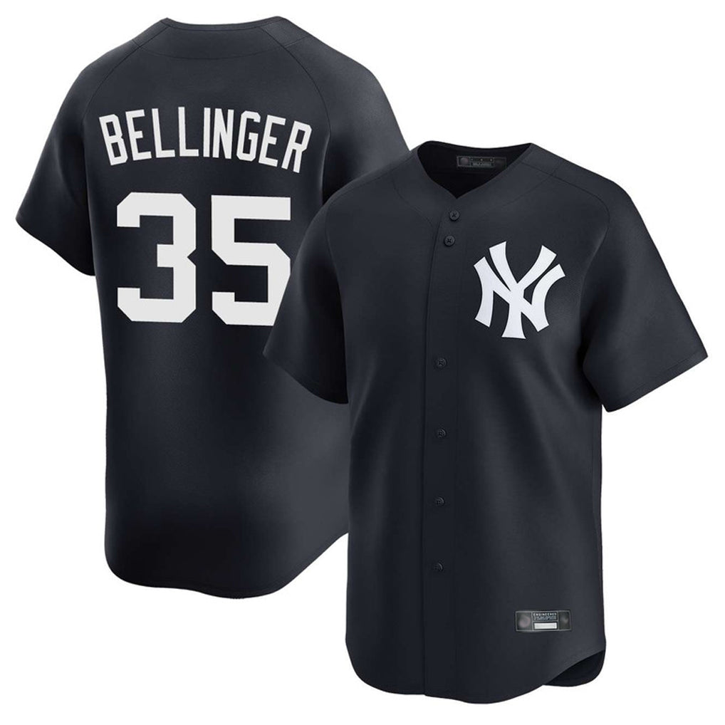 NY.Yankees #35 Cody Bellinger Player Navy Limited Game Fdoa Stitched Jerseys