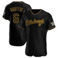 P.Pirates #6 Konnor Griffin Player Black Home Limited Elite Fdoa Stitched Jerseys