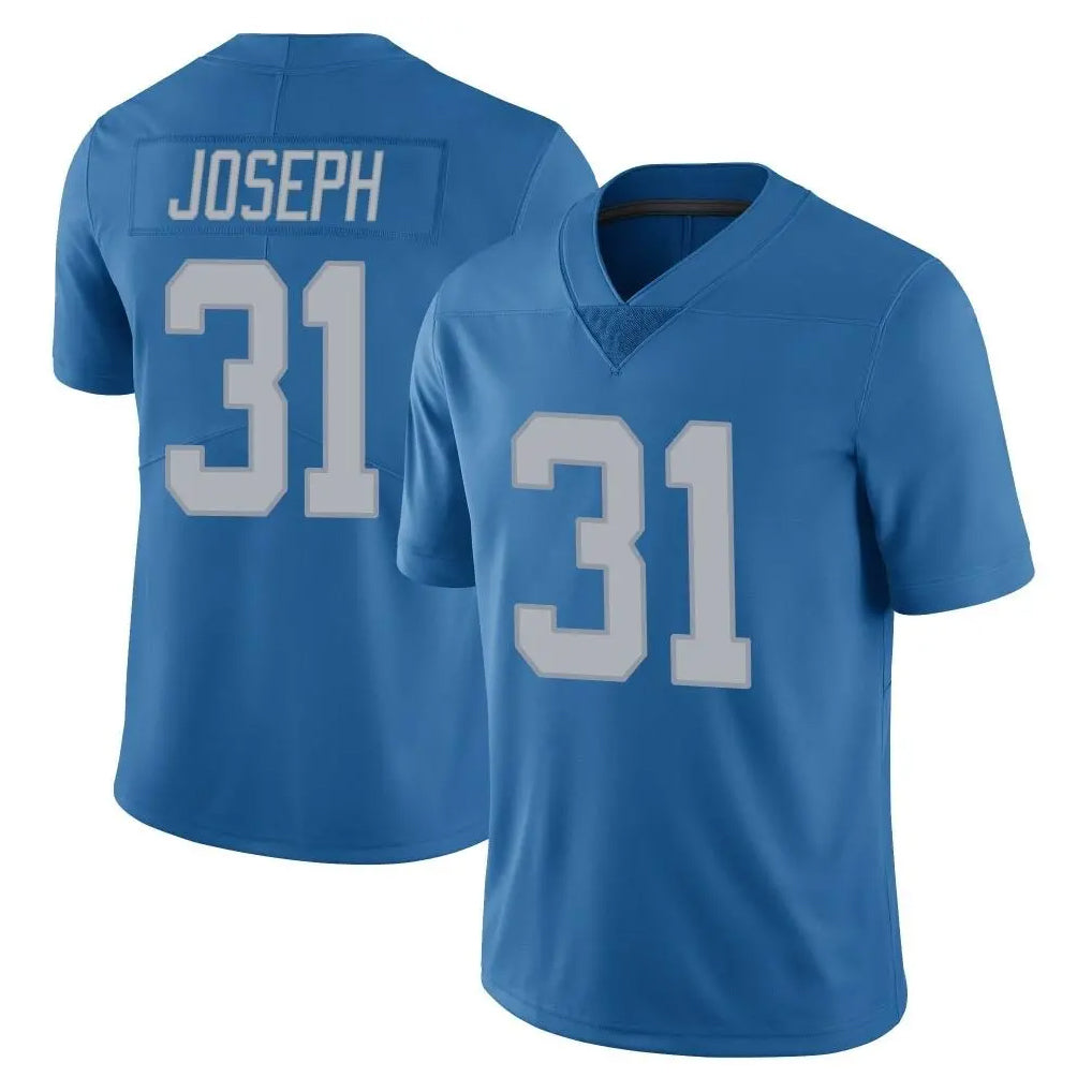 D.Lions #31 Kerby Joseph Player Blue Limited Throwback Vapor Untouchable Gdoa Stitched Jerseys