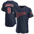 M.Twins #9 Trevor Larnach Player Navy 60th Home Limited Elite Fdoa Stitched Jerseys