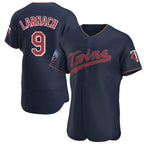 M.Twins #9 Trevor Larnach Player Navy 60th Home Limited Elite Fdoa Stitched Jerseys