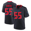 H.Texans #55 Danielle Hunter Player Navy 2nd Alternate Home Game Gdoa Stitched Jerseys