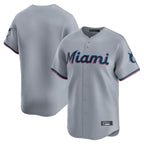 M.Marlins ## Marlins Blank Player Gray  Home Limited Fdoa Stitched Jerseys