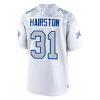 B.Bills #31 Maxwell Hairston Player White Rivalries Collection Game Gdoa Stitched Jerseys