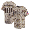 Custom S.Diego Padres Camo Limited Home Game Any Name & Number Gdoa Stitched Jerseys