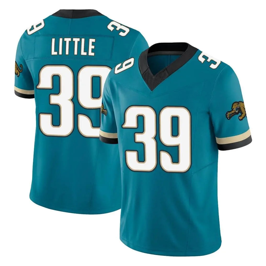 J.Jaguars #39 Cam Little Player Teal Prowler Throwback Vapor F.U.S.E. Limited Home Game Gdoa Stitched Jerseys