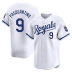 KC.Royals #9 Vinnie Pasquantino Player White Alt Limited Home Gdoa Stitched Jerseys