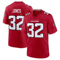 A.Falcons #32 Cash Jones Player Red Team Color Home Game Gdoa Stitched Jerseys