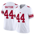 NY.Giants #44 Cam Skattebo Player White Limited Vapor F.U.S.E. Home Game Gdoa Stitched Jerseys