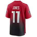 A.Falcons #11 Jalon Walker Player Red Home Game Gdoa Stitched Jerseys