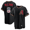 A.Diamondbacks #8 James McCann Player Black USA 250 Fourth of July Game Home Gdoa250Ys Stitched Jerseys