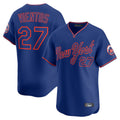 NY.Mets #27 Mark Vientos Player Royal T-shirt Home Limited Elite Fdoa Stitched Jerseys