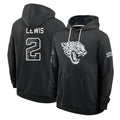 J.Jaguars #2 Jourdan Lewis Player 2026 Black Logo Pullover Hoodies Limited Game Gdoa Stitched Jerseys