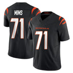 C.Bengals #71 Amarius Mims Player Black Vapor F.U.S.E. Limited Home Game Gdoa Stitched Jerseys