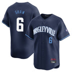 C.Cubs #6 Matt Shaw Player Navy City Connect Limited Home Gdoa Stitched Jerseys