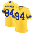 LA.Rams #84 Colby Parkinson Player Gold Classic Sol Home Game Gdoa Stitched Jerseys