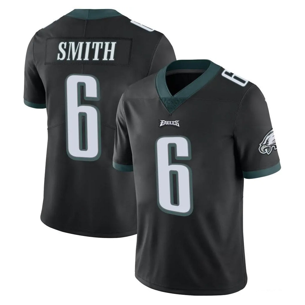 P.Eagles #6 DeVonta Smith Player Black Limited Vapor Untouchable Home Game Gdoa Stitched Jerseys