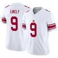 NY.Giants #9 Lsaiah Likely Player White Limited Vapor F.U.S.E. Home Game Gdoa Stitched Jerseys