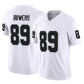 LV.Raiders #89 Brock Bowers Player White Limited Vapor F.U.S.E. Home Game Gdoa Stitched Jerseys