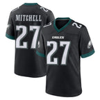 P.Eagles #27 Quinyon Mitchell Player Black Game Home Gdoa Stitched Jerseys
