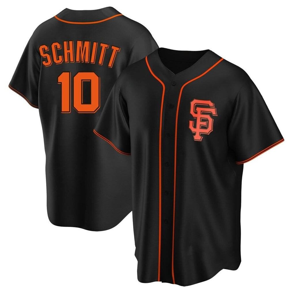 SF.Giants #10 Casey Schmitt Player  Black 2026 Home Game Fdoa Stitched Jerseys