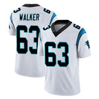 C.Panthers #63 Rasheed Walker Player White Vapor Untouchable Limited Game Gdoa Stitched Jerseys