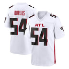 A.Falcons #54 Brandon Dorlus Player White Home Game Gdoa Stitched Jerseys