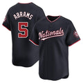 W.Nationals #5 CJ Abrams Player Navy Blue Replica Fdoa Stitched Jerseys