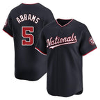 W.Nationals #5 CJ Abrams Player Navy Blue Replica Fdoa Stitched Jerseys