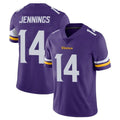 M.Vikings #14 Jauan Jennings Player Purple Limited Vapor Untouchable Home Game Gdoa Stitched Jerseys