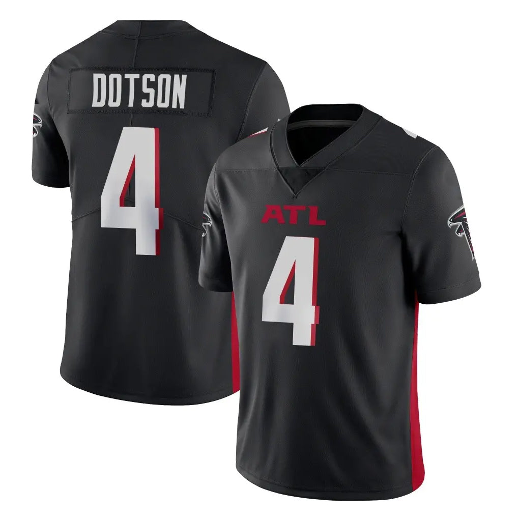 A.Falcons #4 Jahan Dotson Player Black Vapor Untouchable Limited Home Game Gdoa Stitched Jerseys