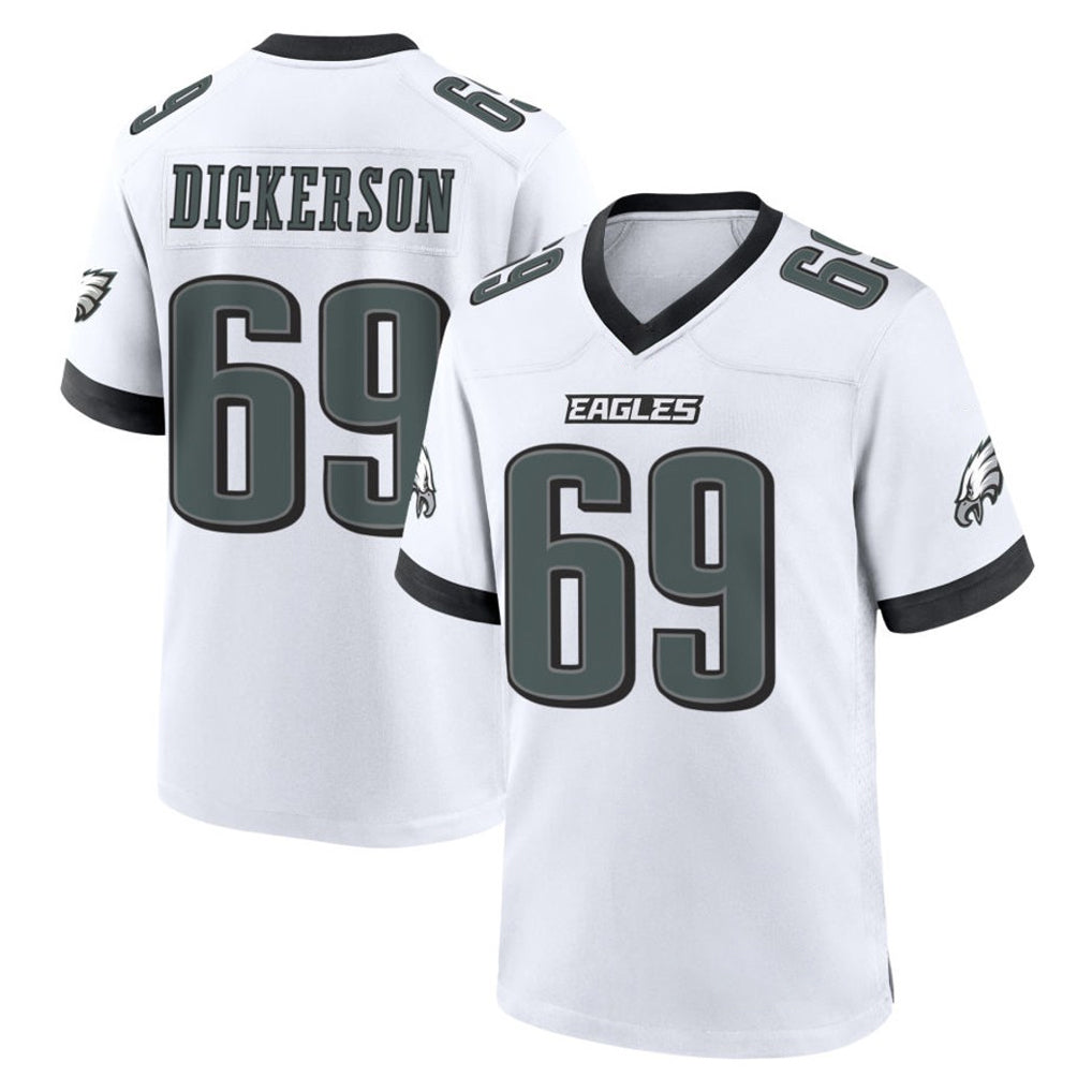 P.Eagles #69 Landon Dickerson Player White Game Home Gdoa Stitched Jerseys
