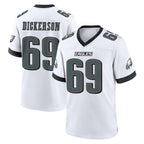 P.Eagles #69 Landon Dickerson Player White Game Home Gdoa Stitched Jerseys