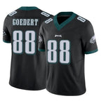 P.Eagles #88 Dallas Goedert Player Black Limited Vapor F.U.S.E. Home Game Gdoa Stitched Jerseys