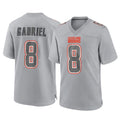 C.Browns #8 Dillon Gabriel Player Gray Atmosphere Fashion Game Gdoa Stitched Jerseys