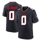 H.Texans #0 Azeez Al-Shaair Player Navy Team Home Game Gdoa Stitched Jerseys
