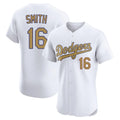 LA.Dodgers #16 Will Smith Player Gold Limited Elite Home Fdoa Stitched Jerseys