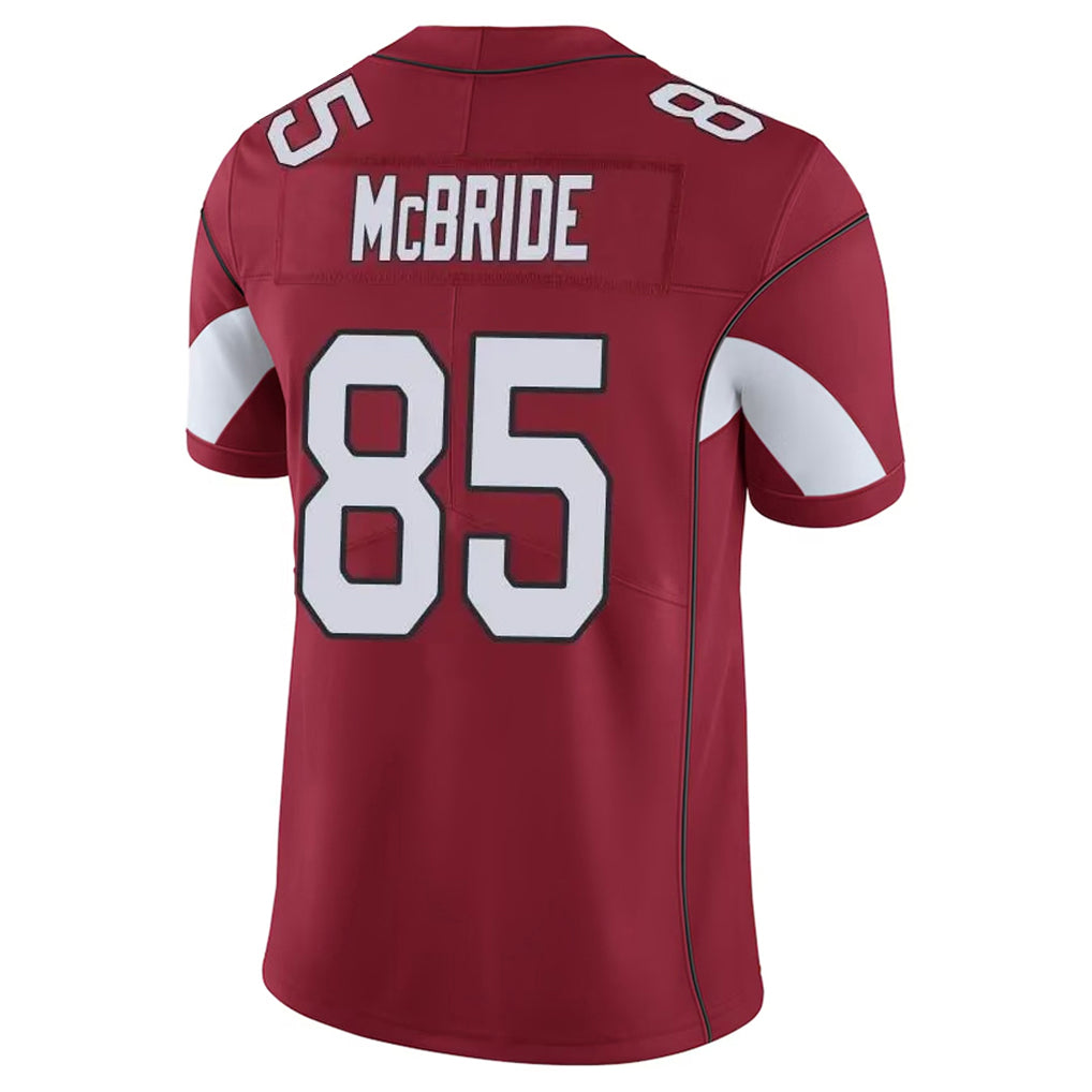A.Cardinals #85 Trey McBride Player Cardinal Vapor Limited Home Game  Gdoa Stitched Jerseys